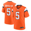 Denver Broncos Trent Sherfield Sr. Orange Team Game Jersey