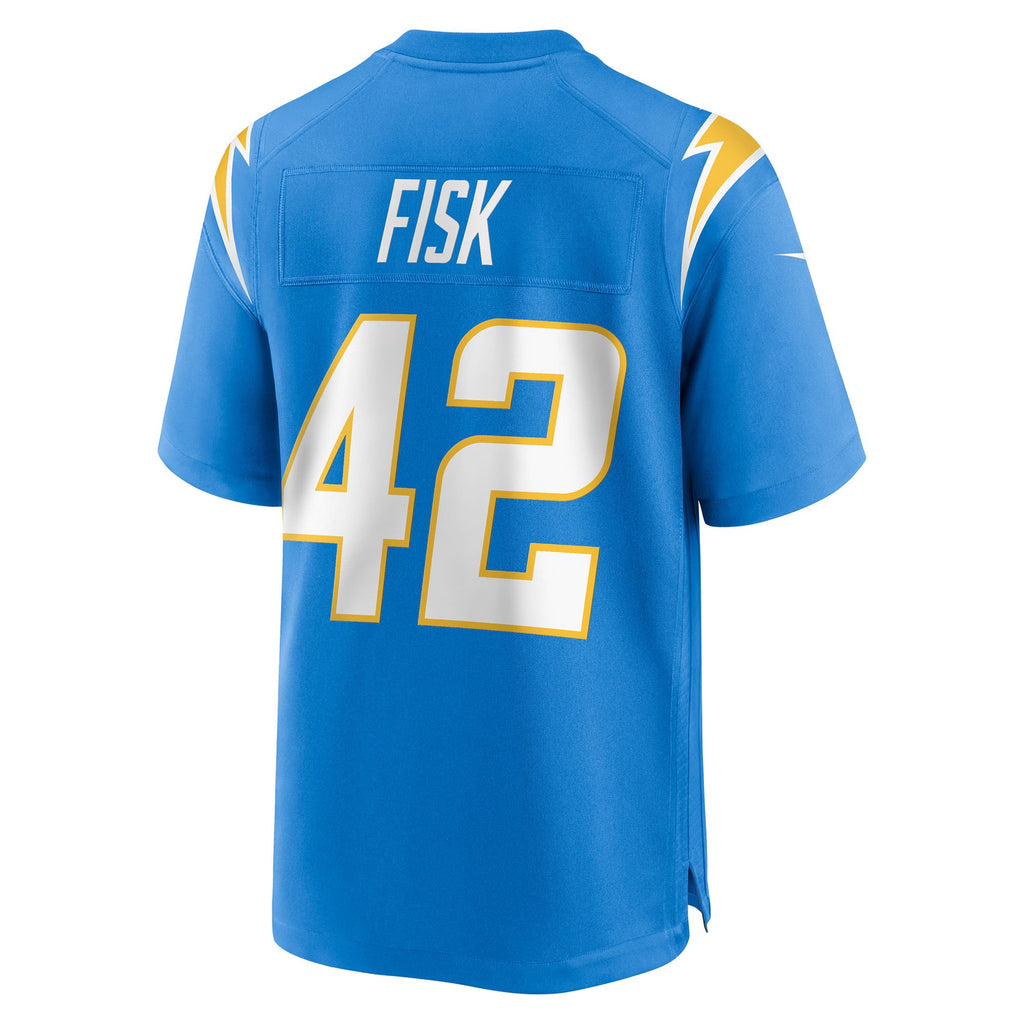 Los Angeles Chargers Tucker Fisk Powder Blue Team Game Jersey