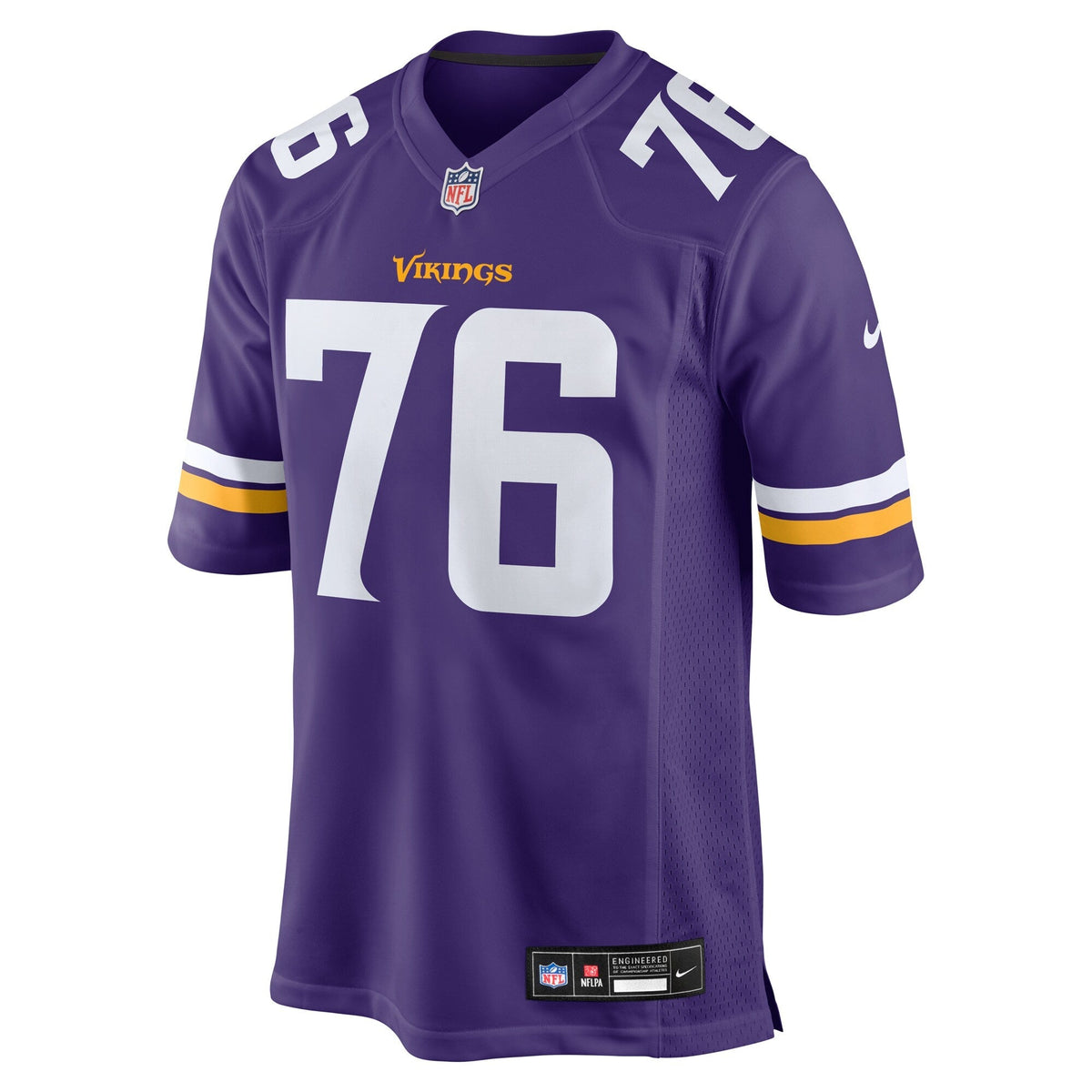 Minnesota Vikings Will Fries Purple Team Game Jersey