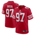 San Francisco 49ers Nick Bosa Scarlet Team Game Jersey
