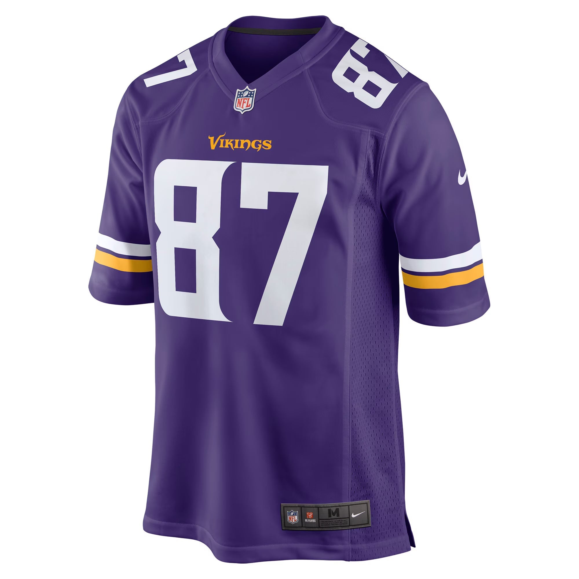 Minnesota Vikings T.J. Hockenson Purple Game Player Jersey