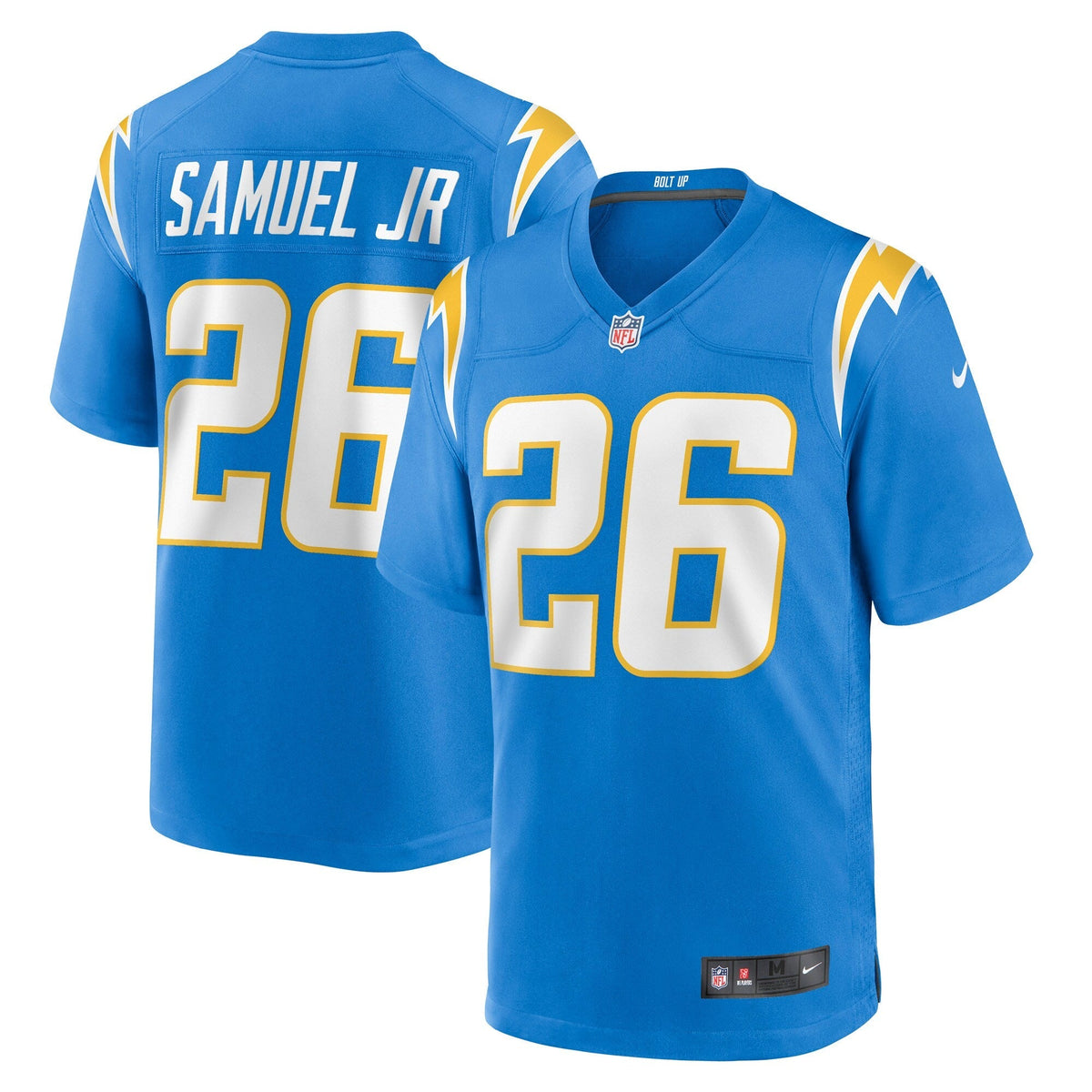 Los Angeles Chargers Asante Samuel Jr. Powder Blue Game Player Jersey