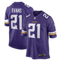 Minnesota Vikings Akayleb Evans Purple Game Player Jersey