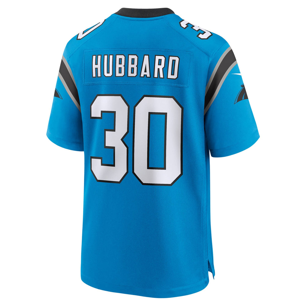 Carolina Panthers Chuba Hubbard Blue Alternate Game Jersey