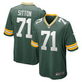 Green Bay Packers Josh Sitton Green Retired Game Jersey