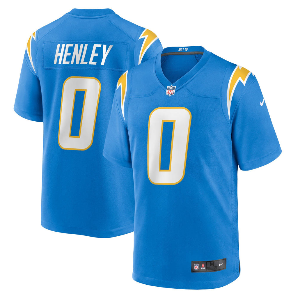 Los Angeles Chargers Daiyan Henley Powder Blue Team Game Jersey