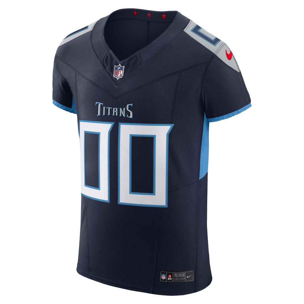 Tennessee Titans Navy Vapor F.U.S.E. Elite Custom Jersey