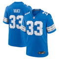 Detroit Lions Sione Vaki Blue Team Game Jersey