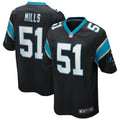 Carolina Panthers Sam Mills Black Game Retired Player Jersey