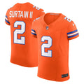Denver Broncos Patrick Surtain II Orange Vapor F.U.S.E. Elite Jersey Vapor F.U.S.E. Elite Jersey