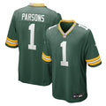 Green Bay Packers Micah Parsons Green Game Player Jersey