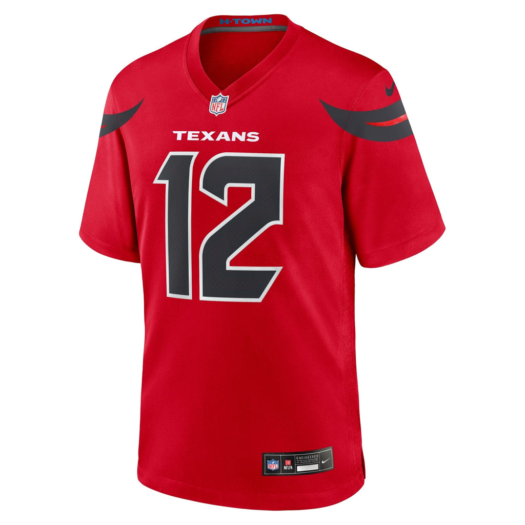 Houston Texans Nico Collins Red Alternate Game Jersey