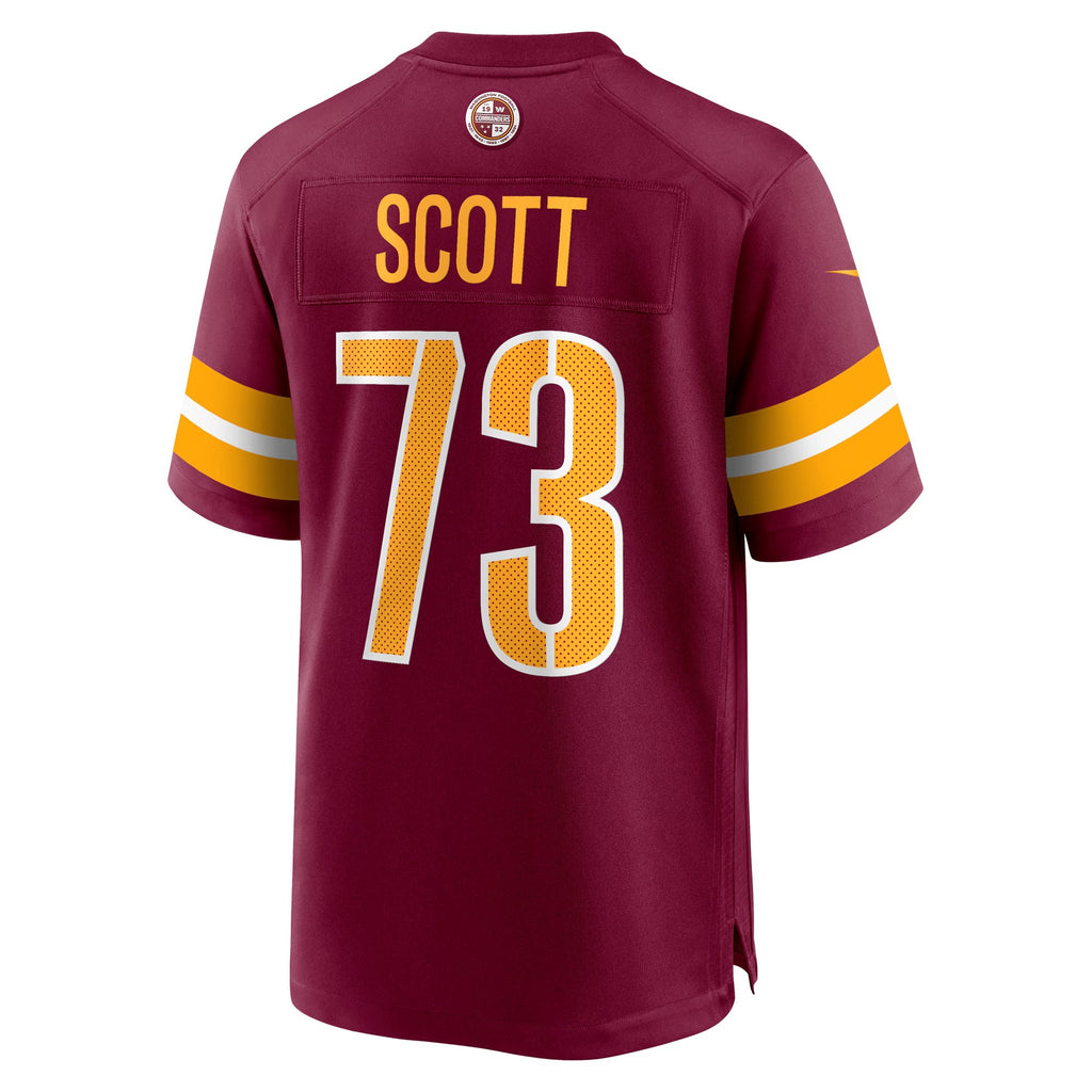 Washington Commanders Trent Scott Burgundy Game Jersey