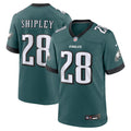 Philadelphia Eagles Will Shipley Midnight Green Team Game Jersey