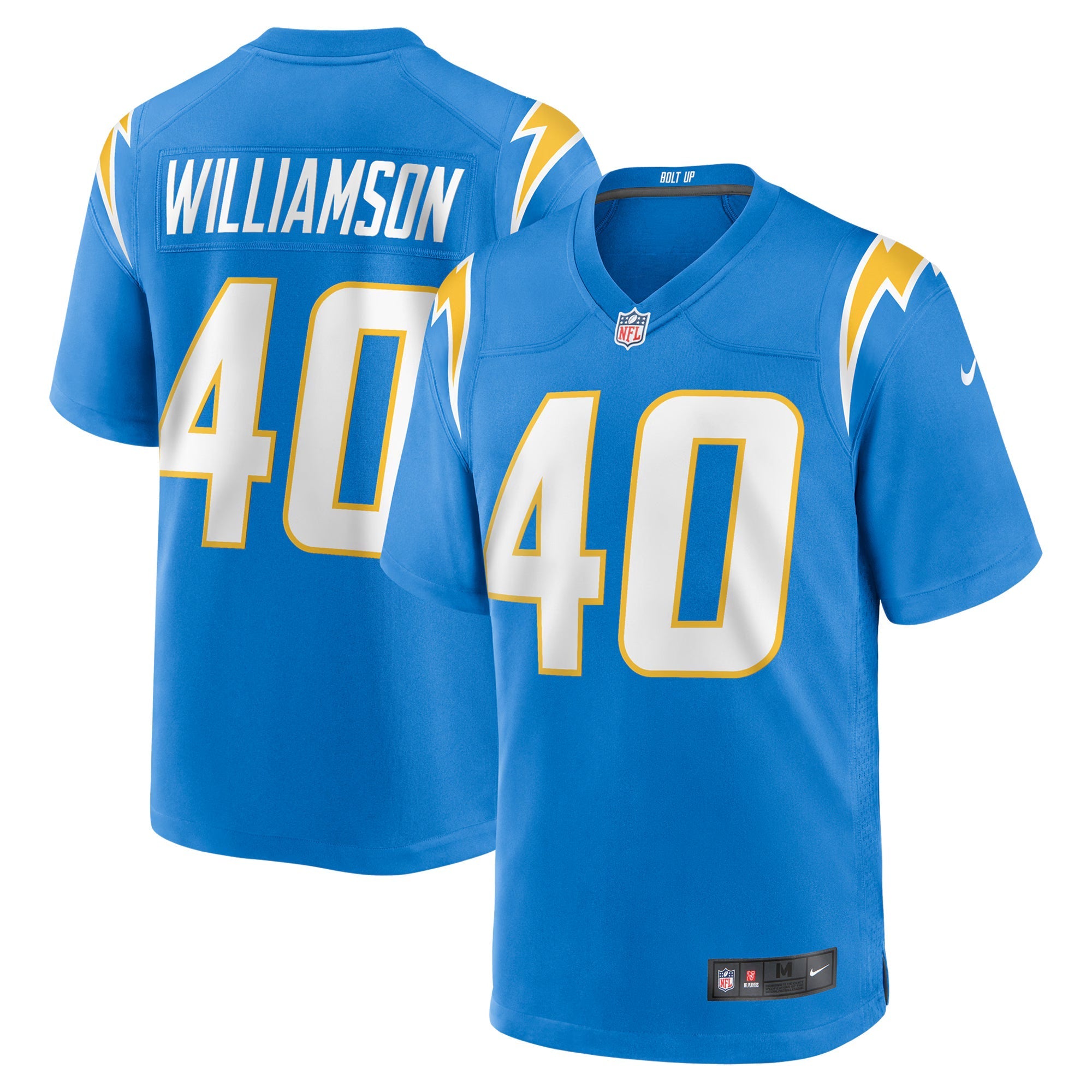 Los Angeles Chargers Kendall Williamson Powder Blue Team Game Jersey