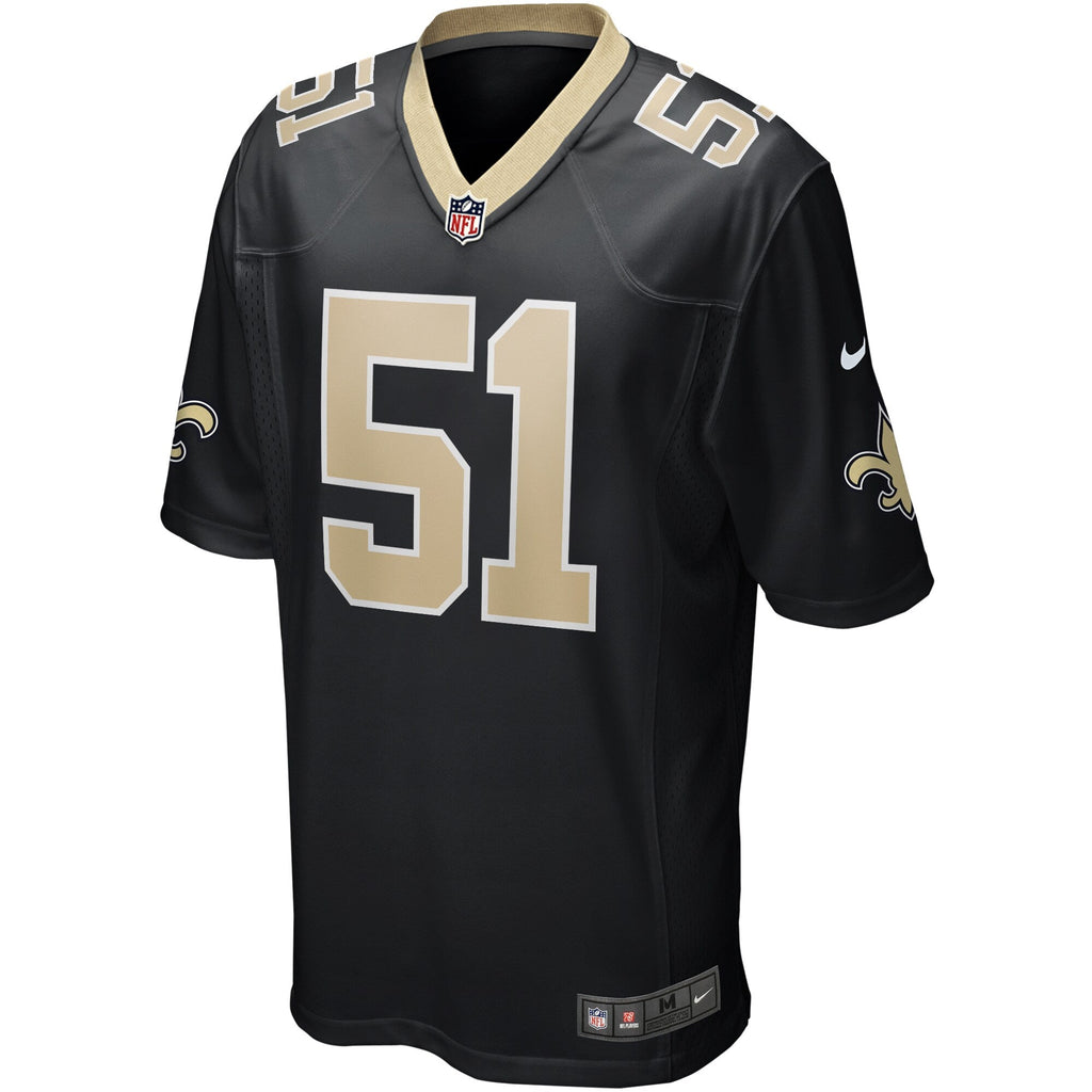 New Orleans Saints Cesar Ruiz Black Game Jersey
