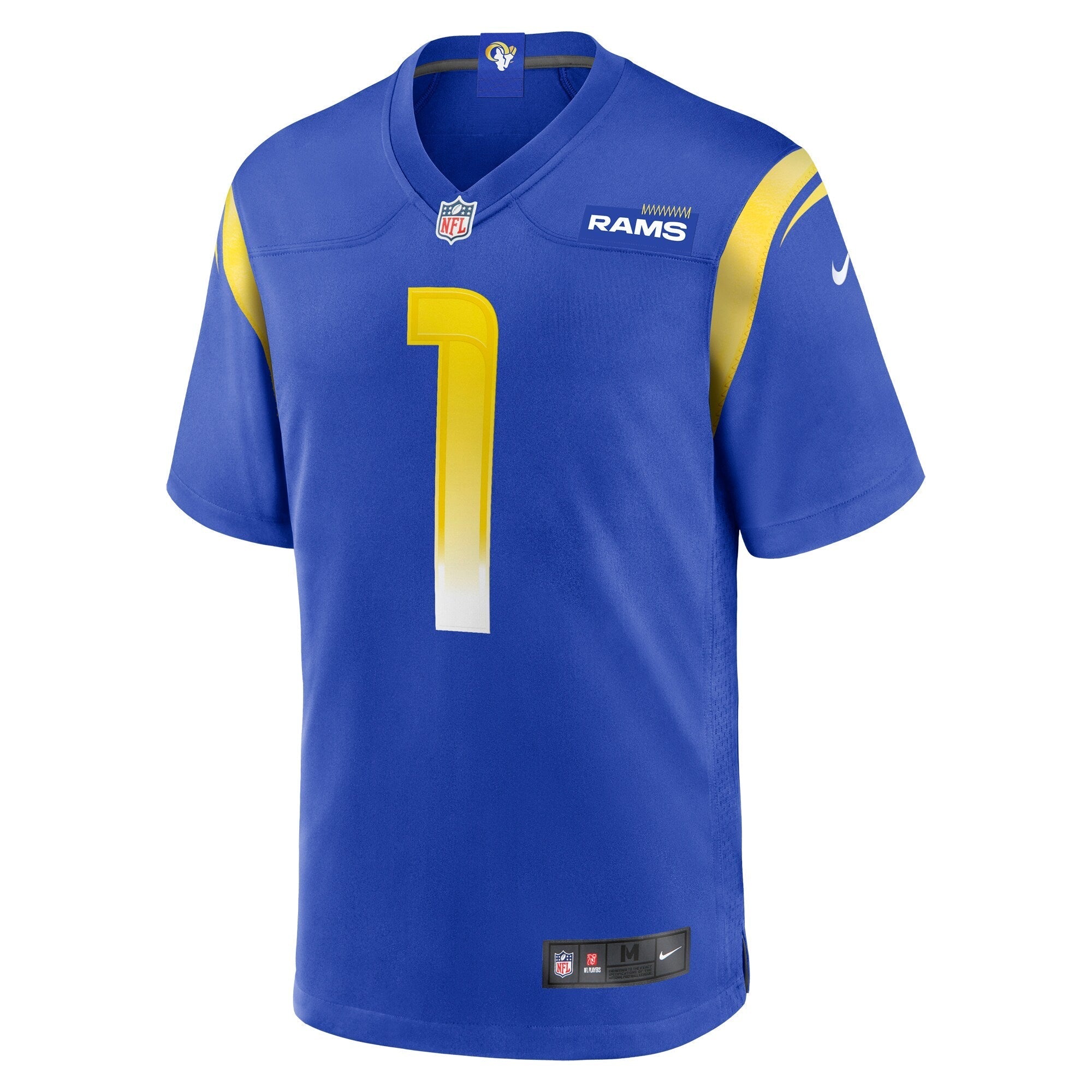 Los Angeles Rams Number 1 Dad Royal Game Jersey