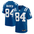 Indianapolis Colts Tyler Warren Royal 2025 NFL Draft First Round Pick Game Jersey