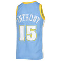 D.Nuggets #15 Carmelo Anthony 2003-04 Hardwood Classics Swingman Blue Stitched American Basketball Jersey