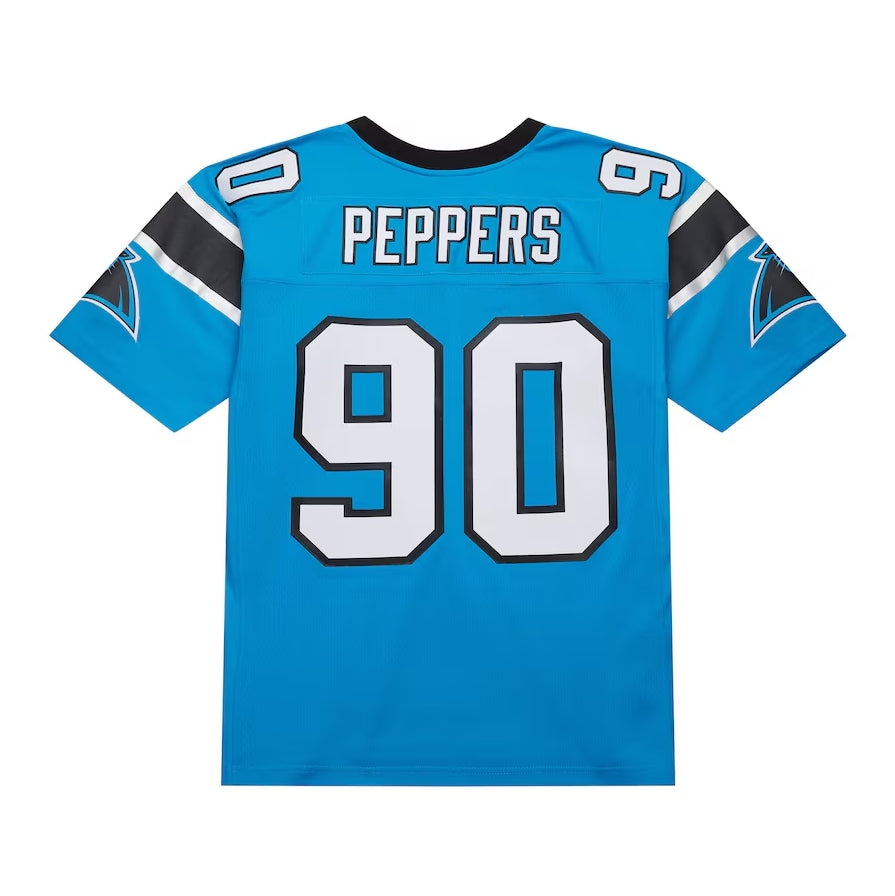 C.Panthers #90 Julius Peppers Player Blue American Football Jerseys