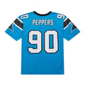C.Panthers #90 Julius Peppers Player Blue American Football Jerseys