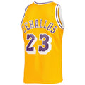 LA.Lakers #23 Cedric Ceballos 1994-95 Hardwood Classics Swingman Jersey Gold Stitched American Basketball Jersey