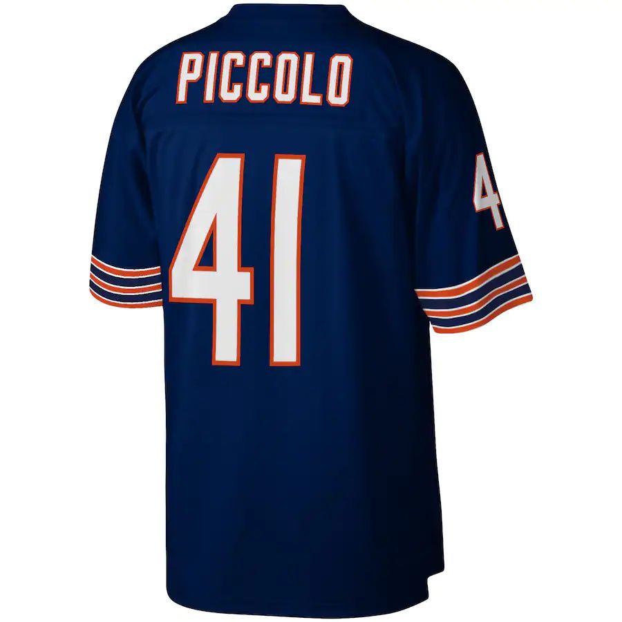 C.Bears #41 Brian Piccolo Navy Legacy Replica Jersey Stitched American Football Jerseys