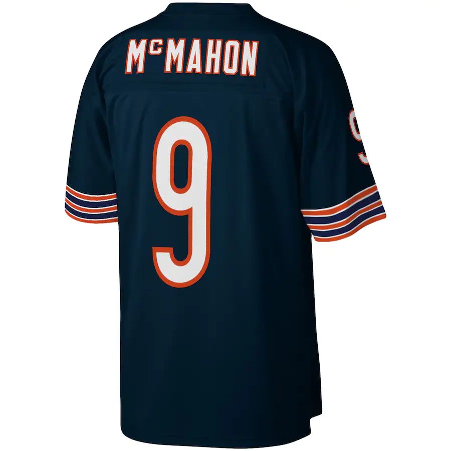 C.Bears #9 Jim McMahon Navy Legacy Replica Jersey Stitched American Football Jerseys