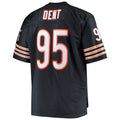 C.Bears #95 Richard Dent Navy Big & Tall 1985 Retired Player Replica Jersey Stitched American Football Jerseys