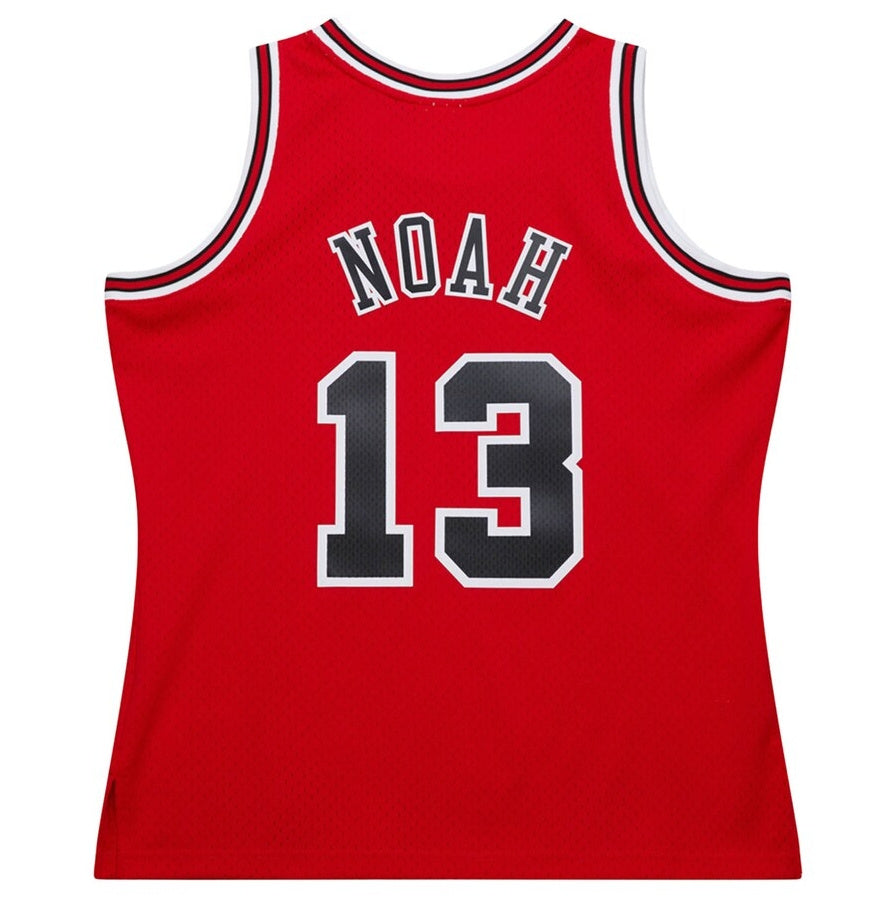 C.Bulls #13 Joakim Noah 2013-14 Hardwood Classics Swingman Jersey - Red American Basketball Jersey