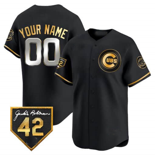 Custom Chicago Cubs 2024 Jackie Robinson Patch Vapor Premier Limited V2C All Stitched Baseball Jersey