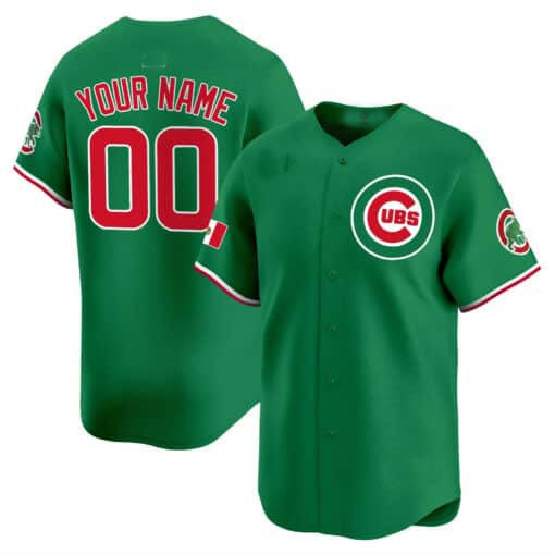 Custom Chicago Cubs Mexico Vapor Premier Limited V3All Stitched Baseball Jersey