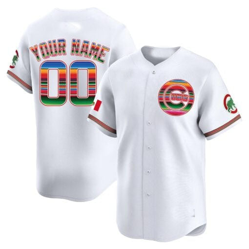 Custom Chicago Cubs Mexico Vapor Premier LimitedC All Stitched Baseball Jersey