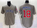 Chicago Cubs #18 Shta Imanaga Gray Limited Stitched Baseball Jersey