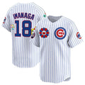 Chicago Cubs #18 Shta Imanaga White 2025 Tokyo Series Limited Stitched Baseball Jersey