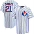 Chicago Cubs #21 Shta Imanaga White Cool Base Stitched Baseball Jersey