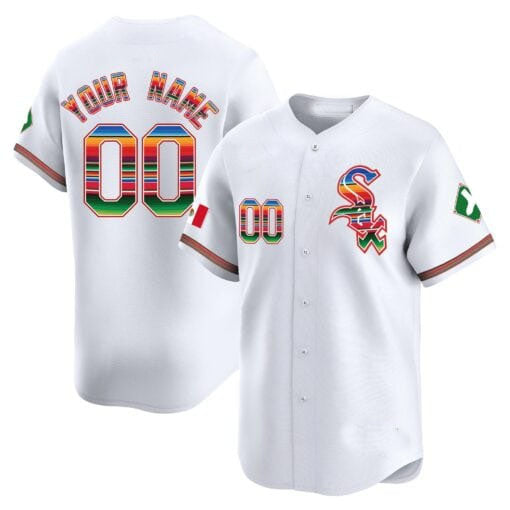Custom Chicago White Sox Mexico Vapor Premier Limited V2 All Stitched Baseball Jersey