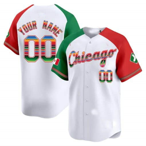 Custom Chicago White Sox Mexico Vapor Premier Limited V3 All Stitched Baseball Jersey