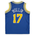 G.State Warriors #17 Chris Mullin Infant 1993-94 Hardwood Classics Retired Player Jersey Royal Stitched American Basketball Jersey