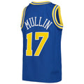 G.State Warriors #17 Chris Mullin 1993-94 Hardwood Classics Swingman Throwback Jersey Royal Stitched American Basketball Jersey