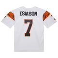 C.Bengals #7 Boomer Esiason 1984 Legacy Replica Jersey - White American Football Jerseys