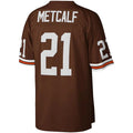 C.Browns #21 Eric Metcalf Brown 1989 Legacy Replica Jersey Stitched American Football Jerseys