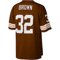 C.Browns #32 Jim Brown Brown Legacy Replica Jersey Stitched American Football Jerseys