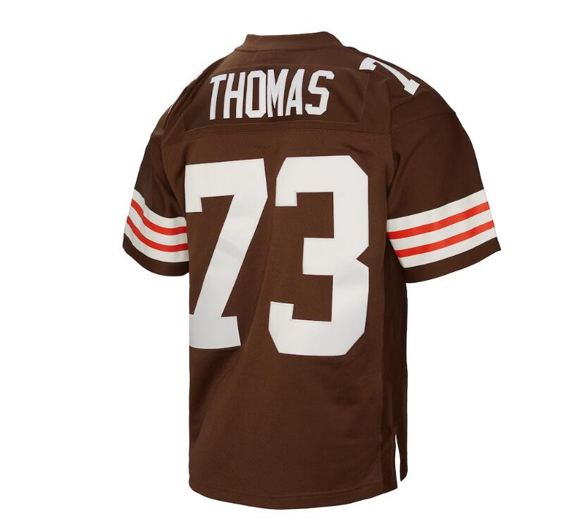 C.Browns #73 Joe Thomas Brown 2007 Legacy Retired Player Jersey Stitched American Football Jerseys