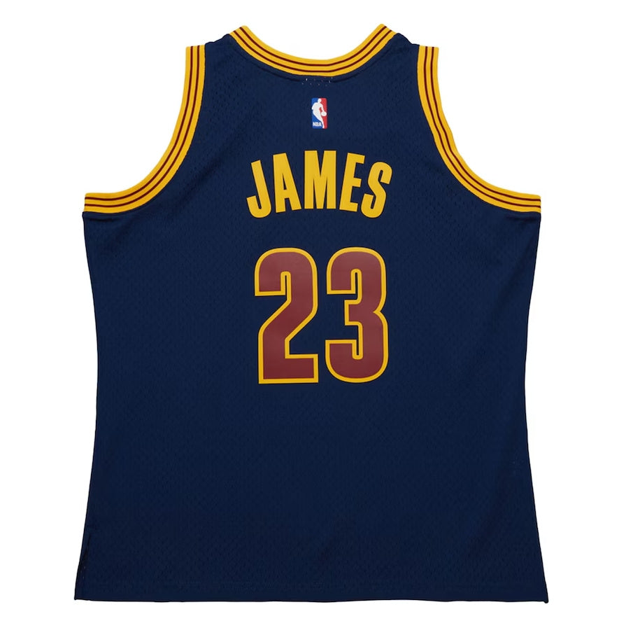 C.Cavaliers #23 LeBron James 2015-16 Hardwood Classics Swingman Jersey - Navy American Basketball Jersey