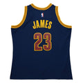 C.Cavaliers #23 LeBron James 2015-16 Hardwood Classics Swingman Jersey - Navy American Basketball Jersey