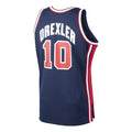 P.Trail Blazers #10 Clyde Drexler Basketball Home 1992 Dream Team Authentic Jersey Navy Stitched American Basketball Jersey