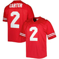O.State Buckeyes #2 Cris Carter Authentic Jersey Scarlet Football Jersey Stitched American College Jerseys