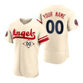 Baseball Jerseys Custom Los Angeles Angels Men Cream Stitched 2022 City Connect Jersey