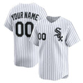 Custom Chicago White Sox Home Limited Jersey White Stitched Baseball Jersey